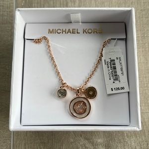 Rose Gold Michael Kors Necklace